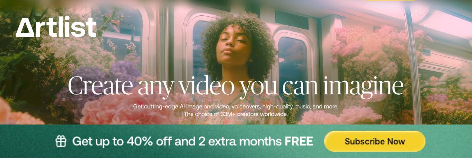 Artlist special deal holiday season 2025