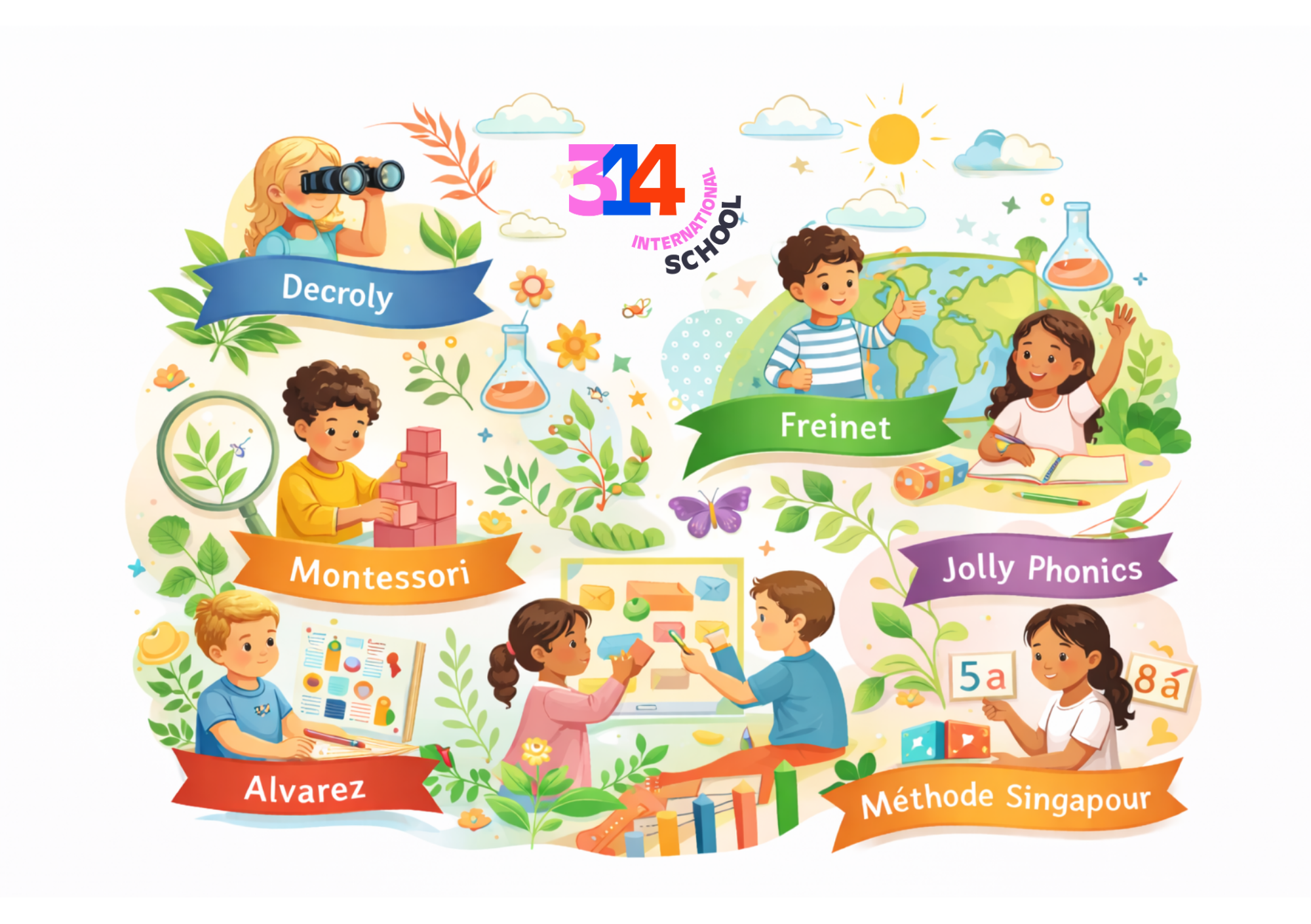 Nos inspirations pédagogiques