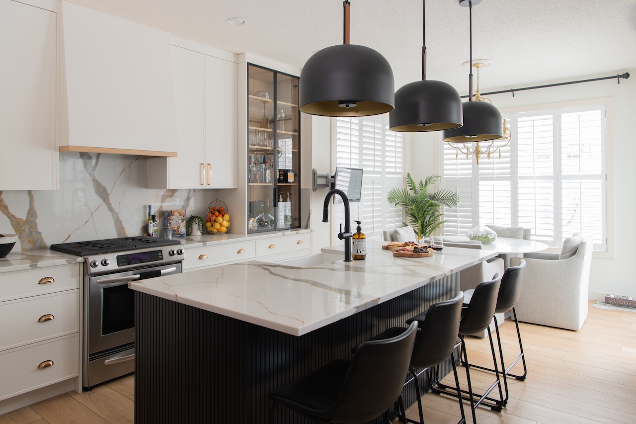 Evergreen project — custom cabinetry and built-in millwork by Marvel Cabinetry in Calgary, Alberta.