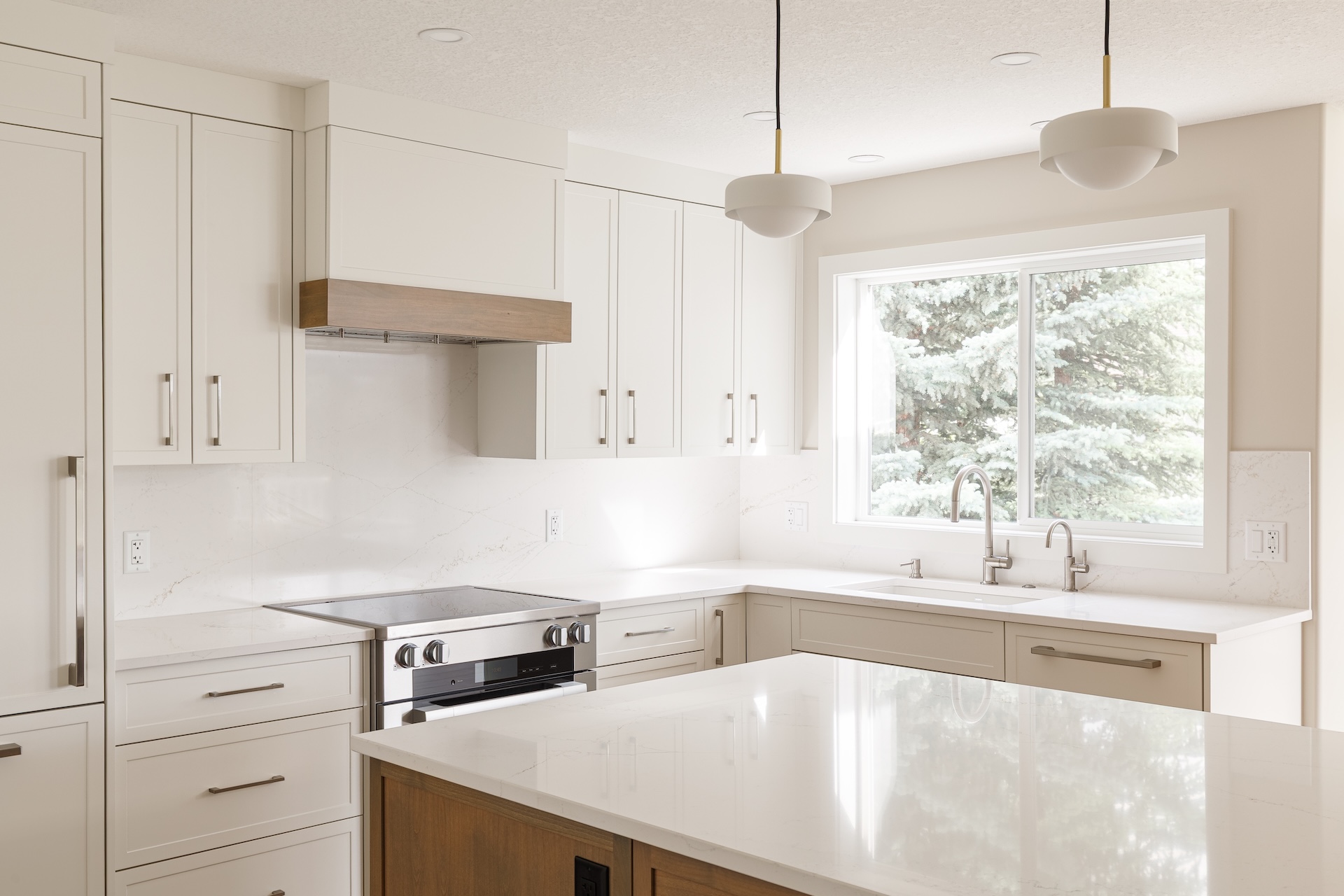 Springbank Way project — custom cabinetry and built-in millwork by Marvel Cabinetry in Calgary, Alberta.