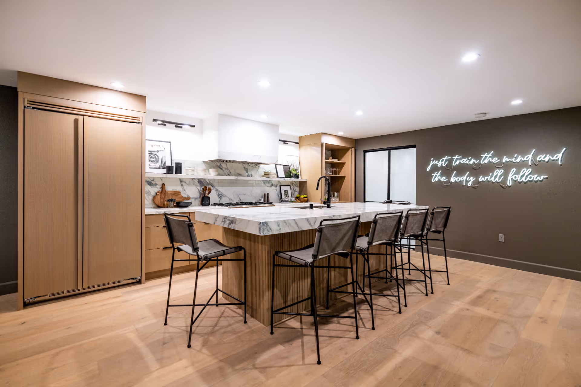 Kevin Hart's home renovation — custom cabinetry by Marvel Cabinetry for HGTV's Celebrity I.O.U.