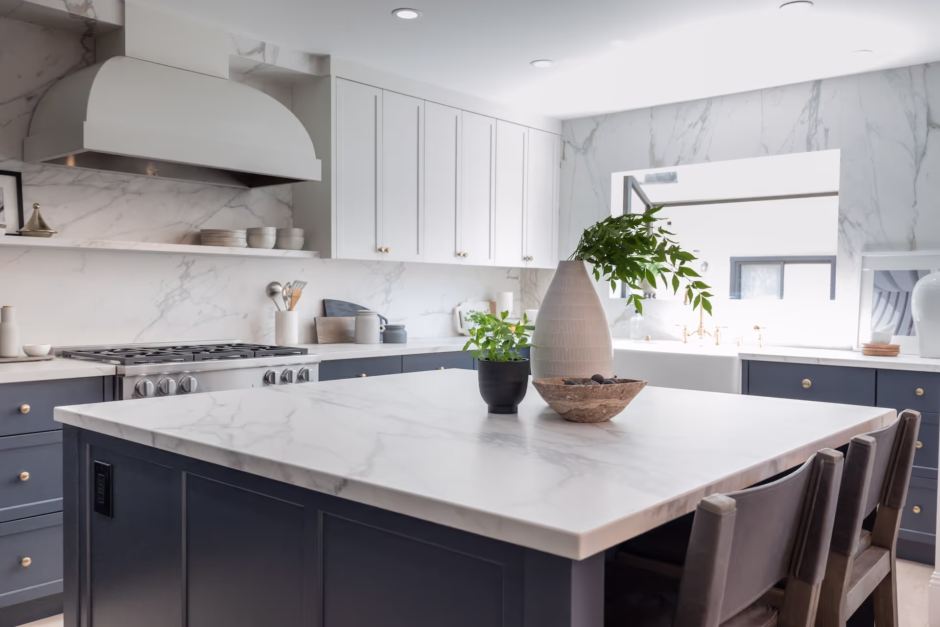Jeremy Renner's home renovation — custom cabinetry by Marvel Cabinetry for HGTV's Celebrity I.O.U.