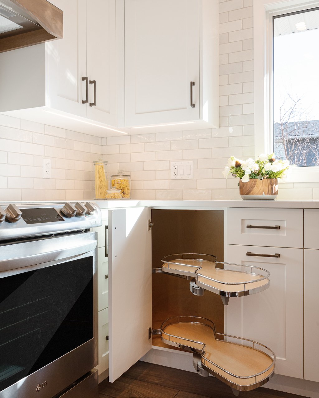 5 Corner Cabinet Ideas To Optimize Your Kitchen — Marvel Cabinetry & Renovations, Calgary, Alberta.