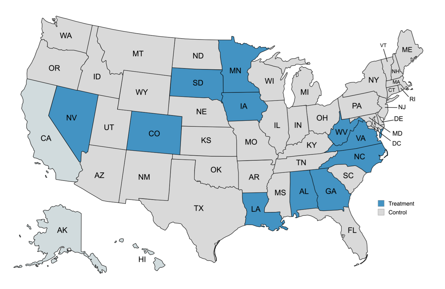 a image over the different state in the us, shown as an example on how you can unlock the power of geotesting