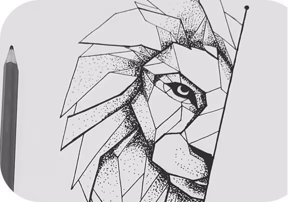 illustrazione leone, giulia bisceglia