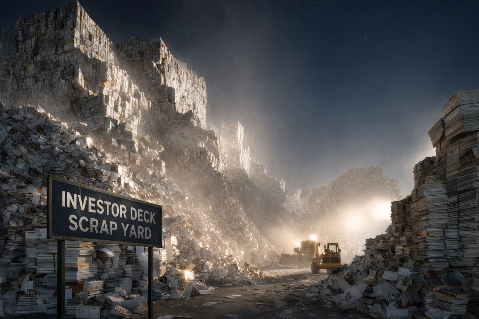 Investor deck scrap yard