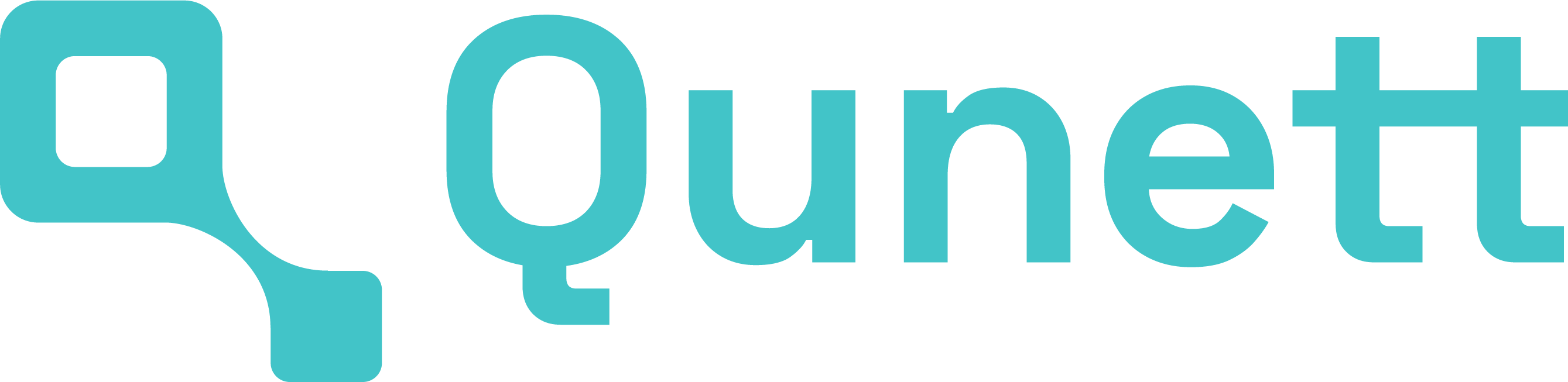 Qunett logo teal