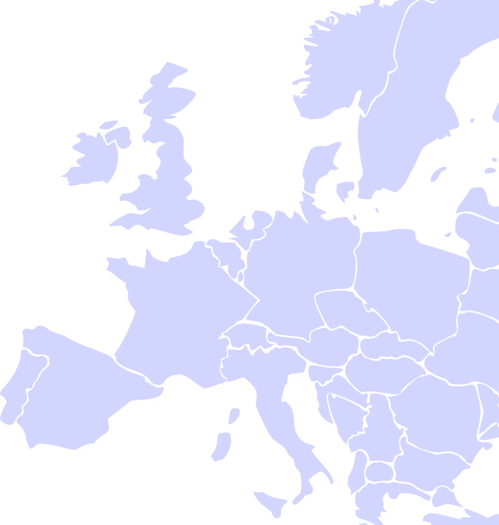 Graphic Asset - Europe map