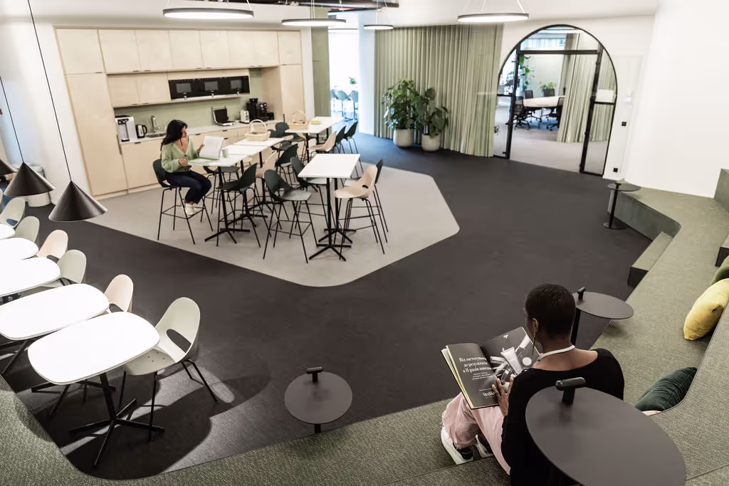 Virtuology - Our offices in Brussels - Kitchen area