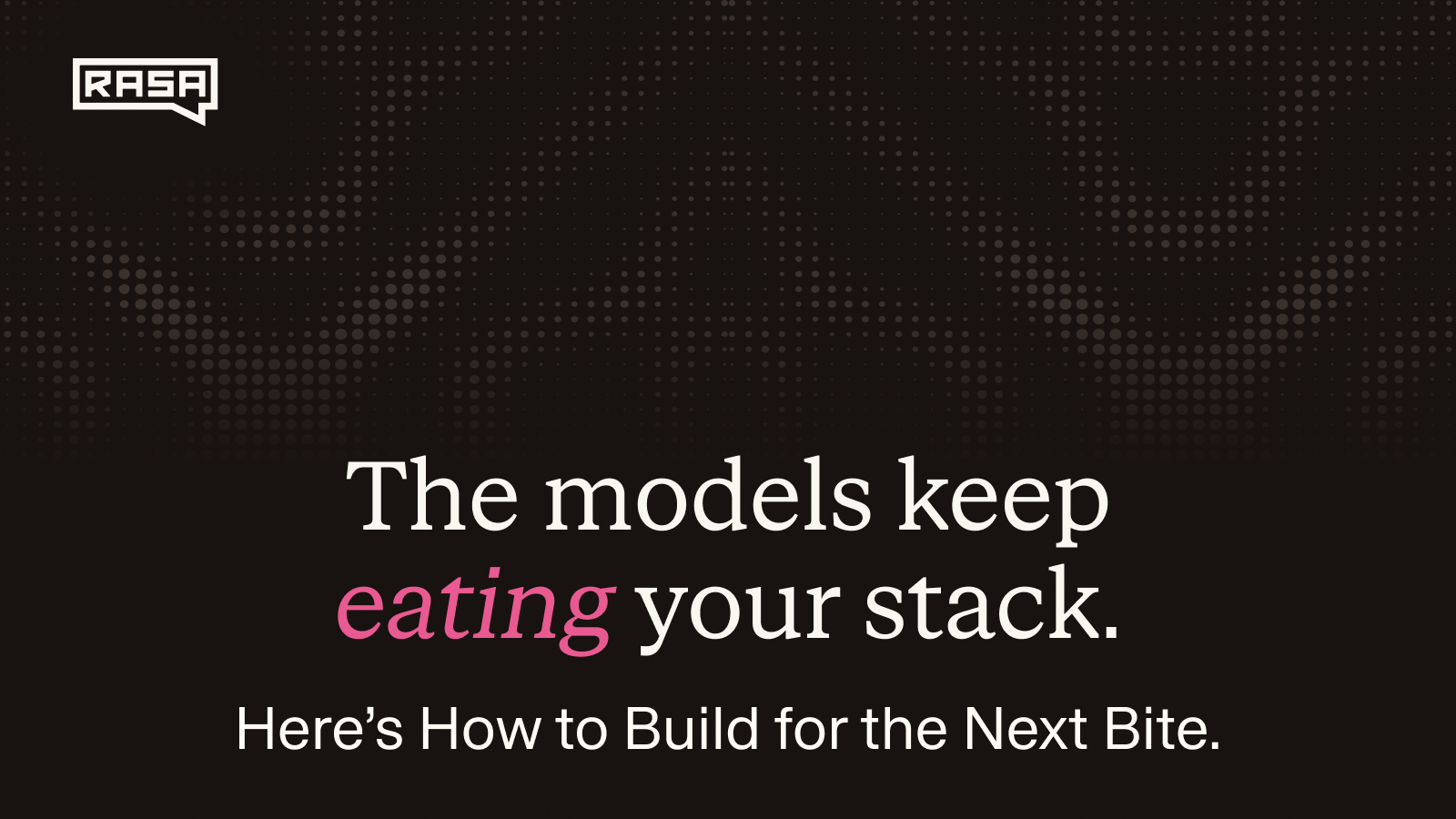 The models keep eating your stack