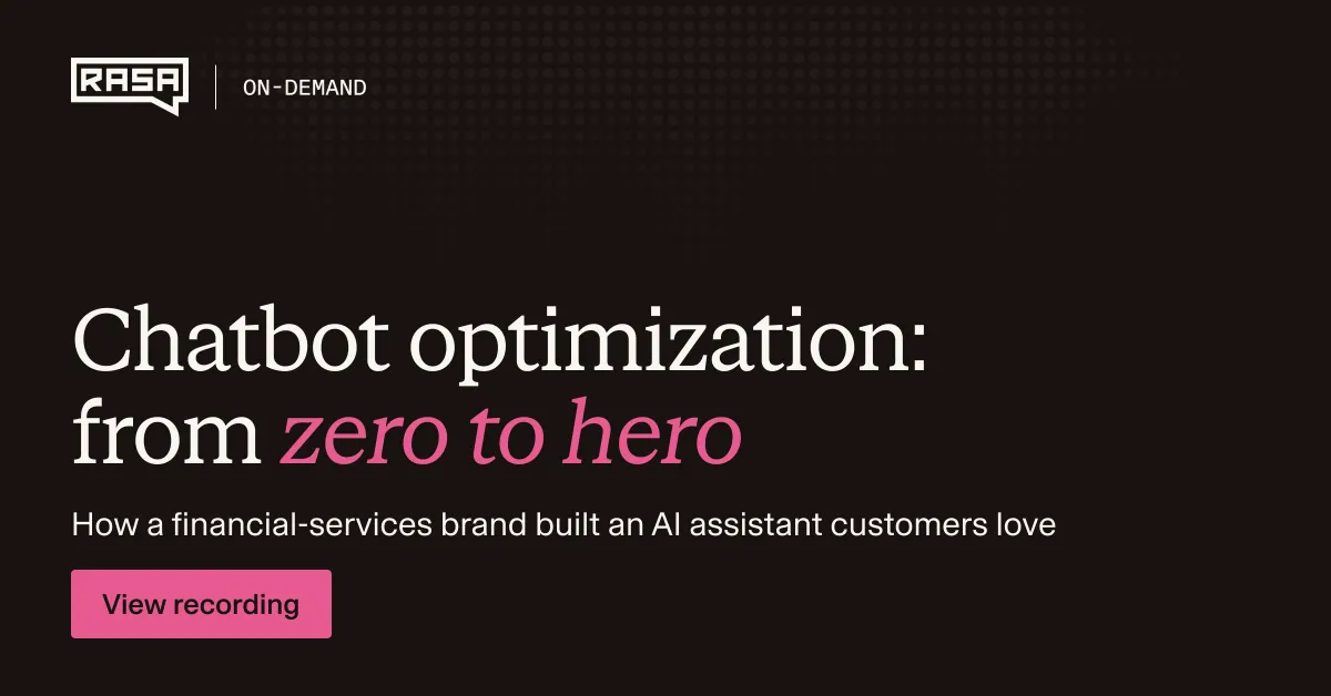 Chatbot Optimization: From Zero to Hero