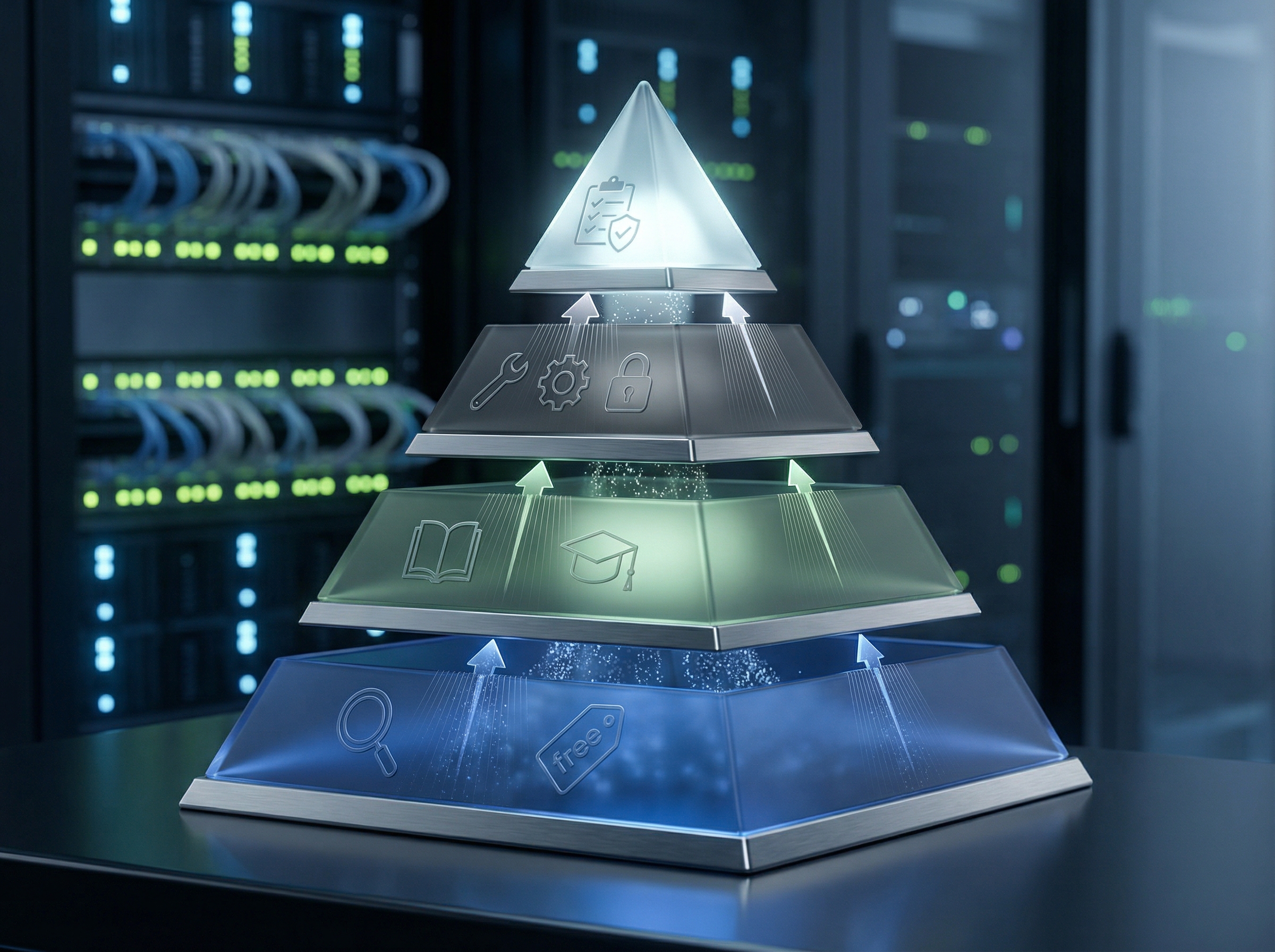 Four-layer negative keyword framework for filtering cybersecurity Google Ads traffic