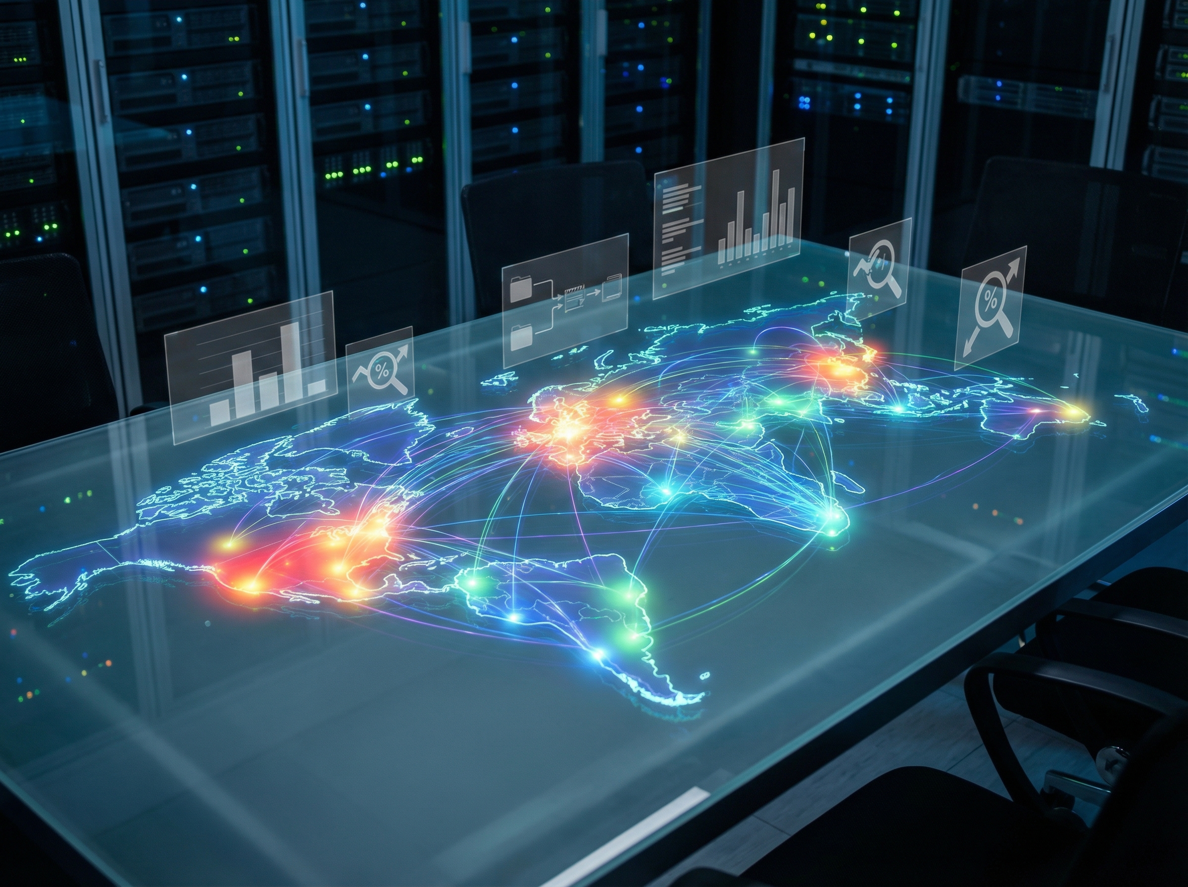 Global map showing cross-border e-commerce buying intent variations across 30 countries