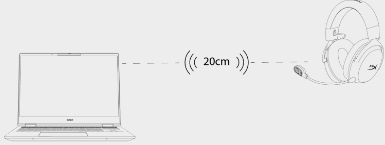 Cloud Flight 2 Proximity to Laptop for Instant Pair