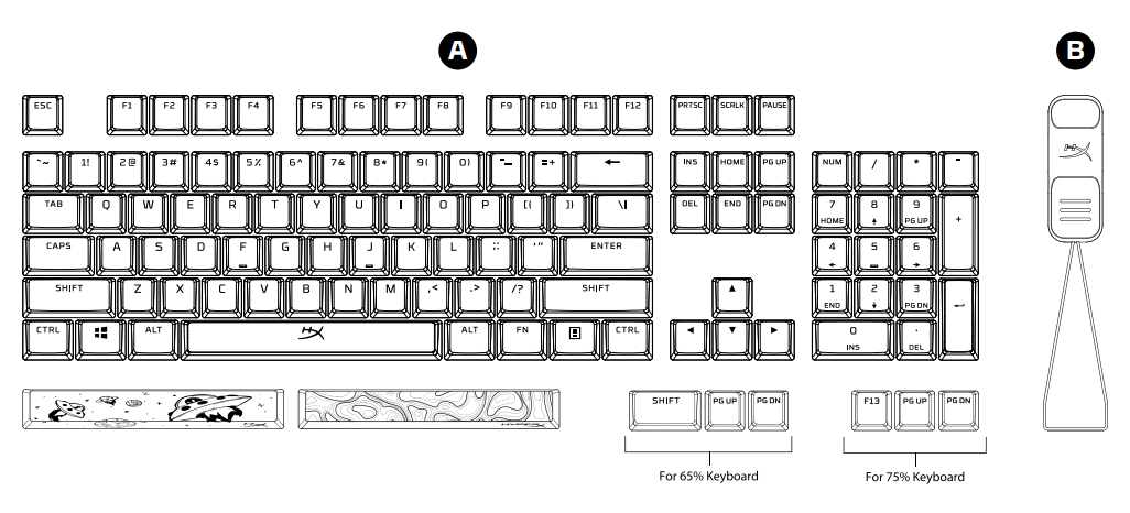 Pudding Keycaps Overview