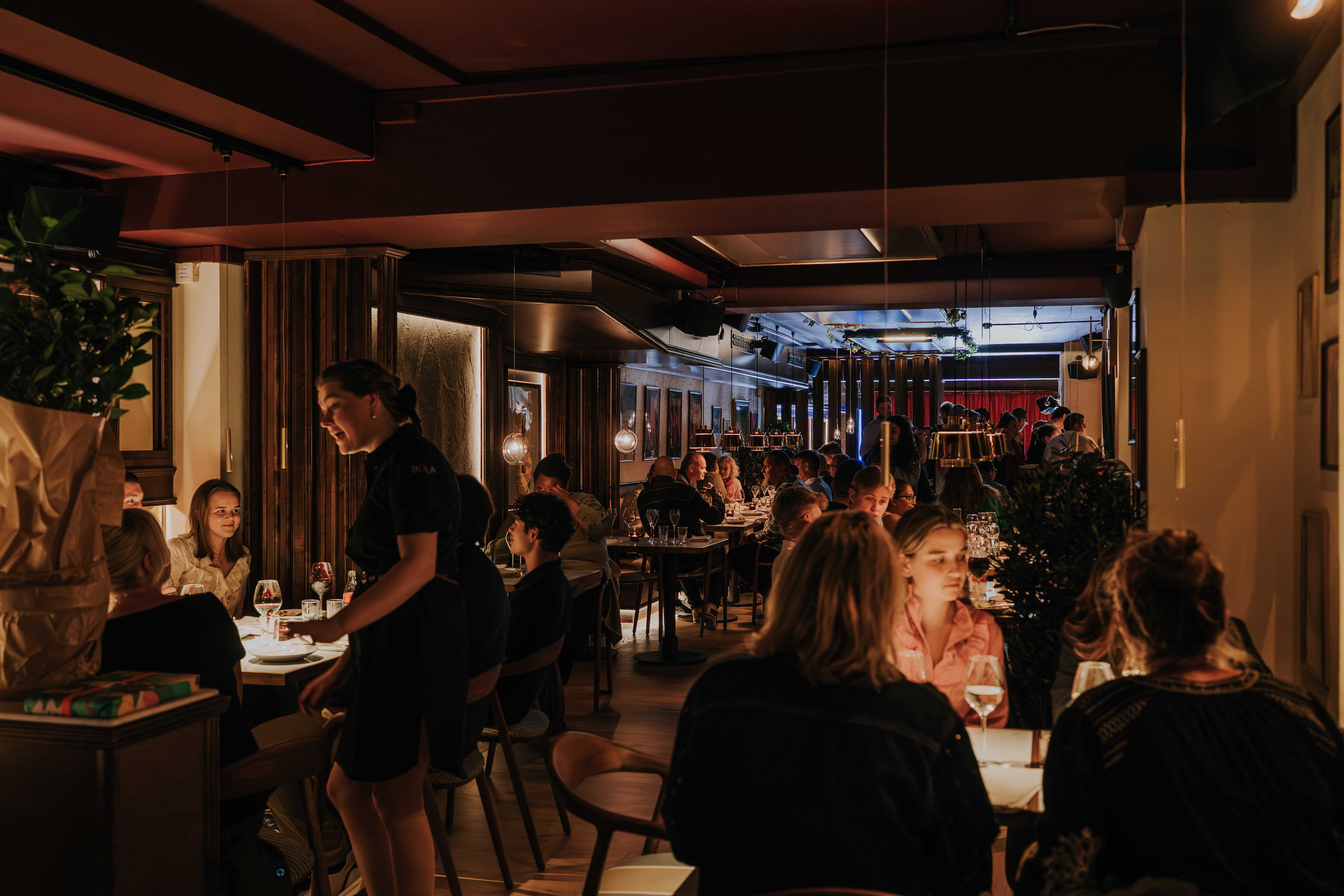 People dining at Trattoria BOCCA in central Lund