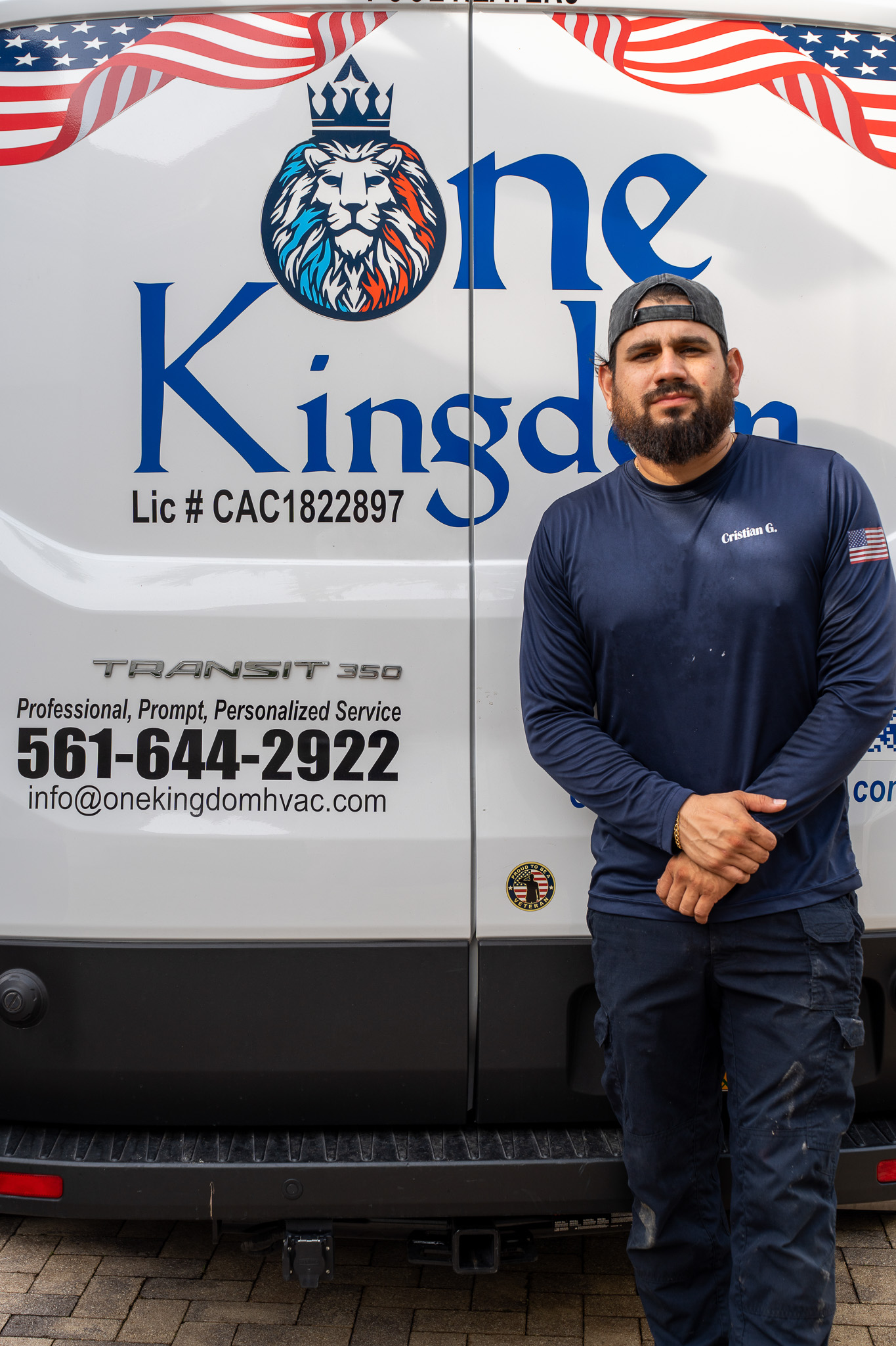 image of a high-efficiency water heater being inspected