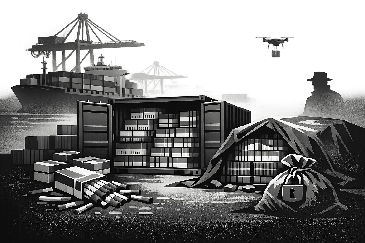 Record de 16 tonnes de cigarettes saisies à Fos-sur-Mer