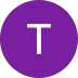 Purple circular icon with a white capital letter T in the center.