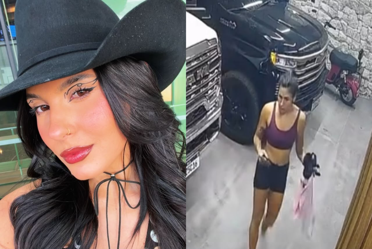 Ana Castela leva susto ao encontrar gambá na garagem de casa e sai correndo