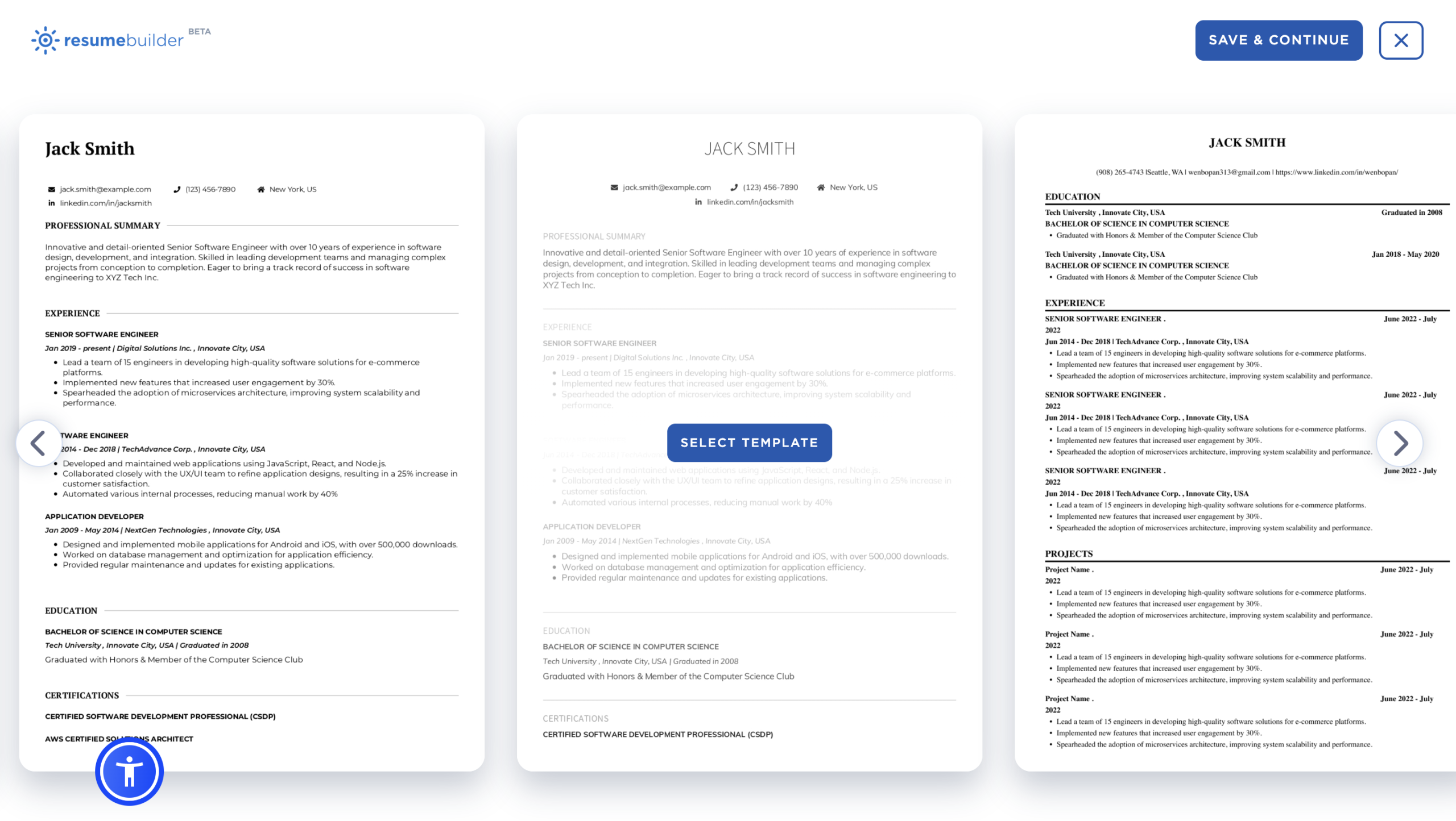 how to use AI to make a resume
