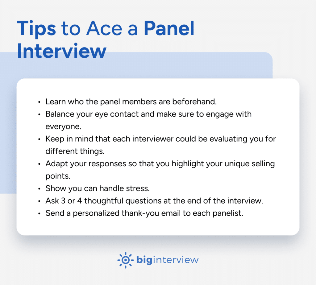 panel interview