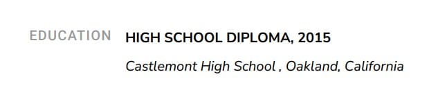 How to List High School on a Resume