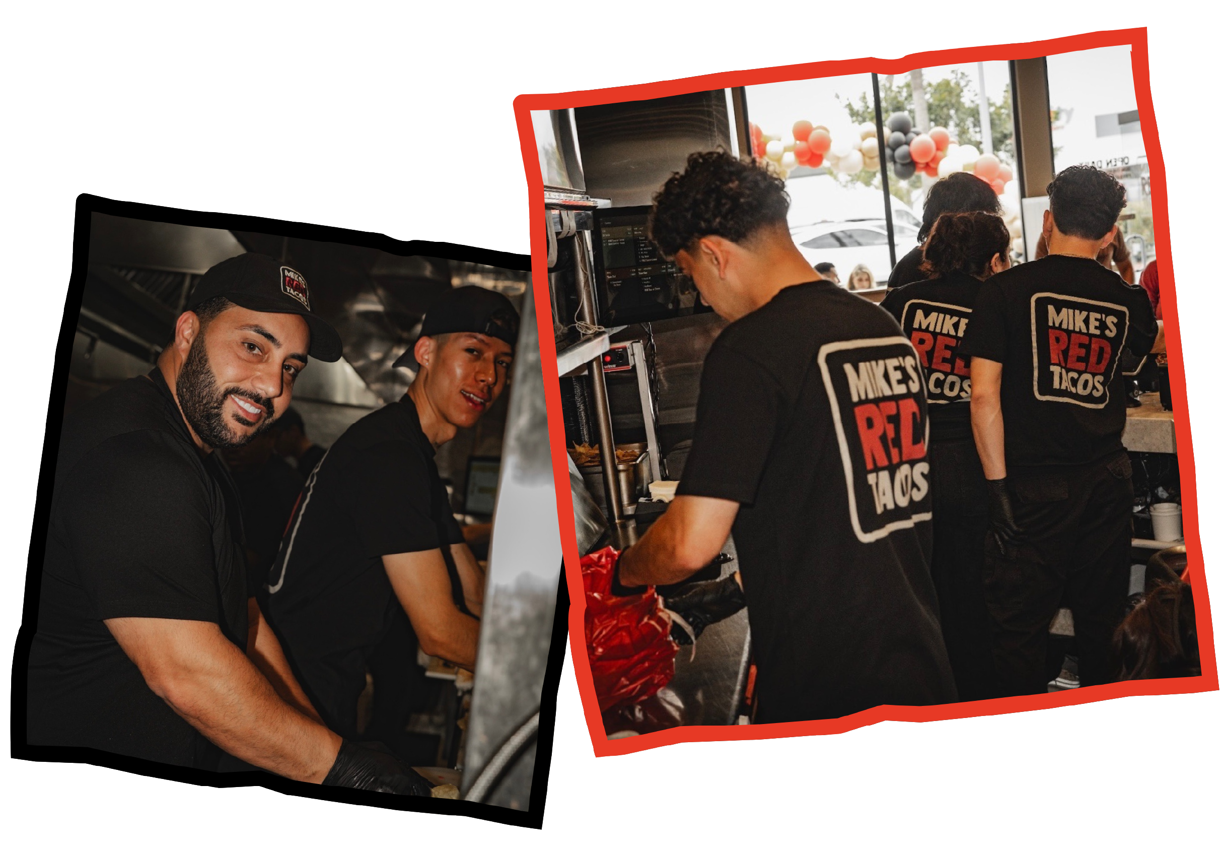 2 graphics, team members and Mike