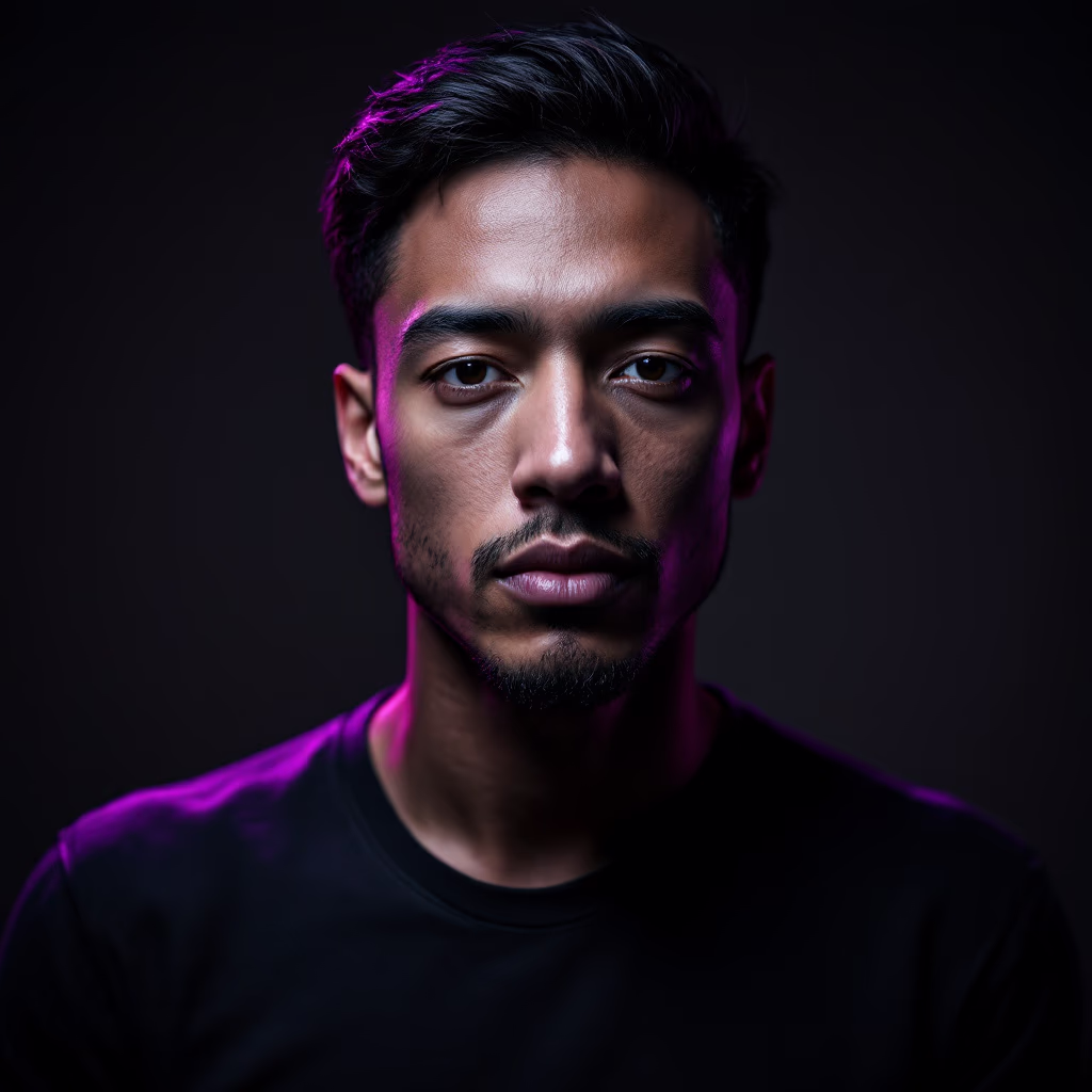 <subject>[headshot] image of customer (for a productivity tools business)</subject>