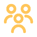Icone jaune représentant la famille