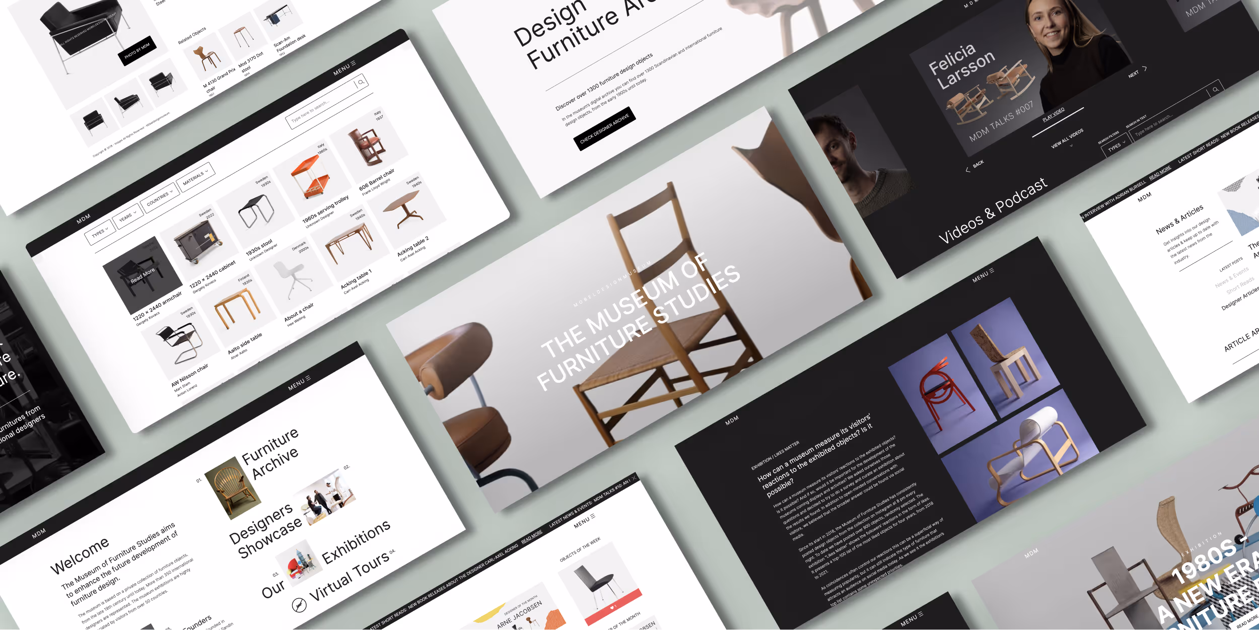 Ikea mobeldesignmuseum website screenshots