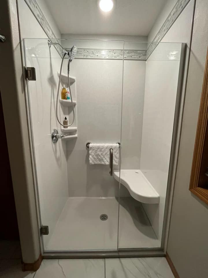 image of completed bathroom renovation