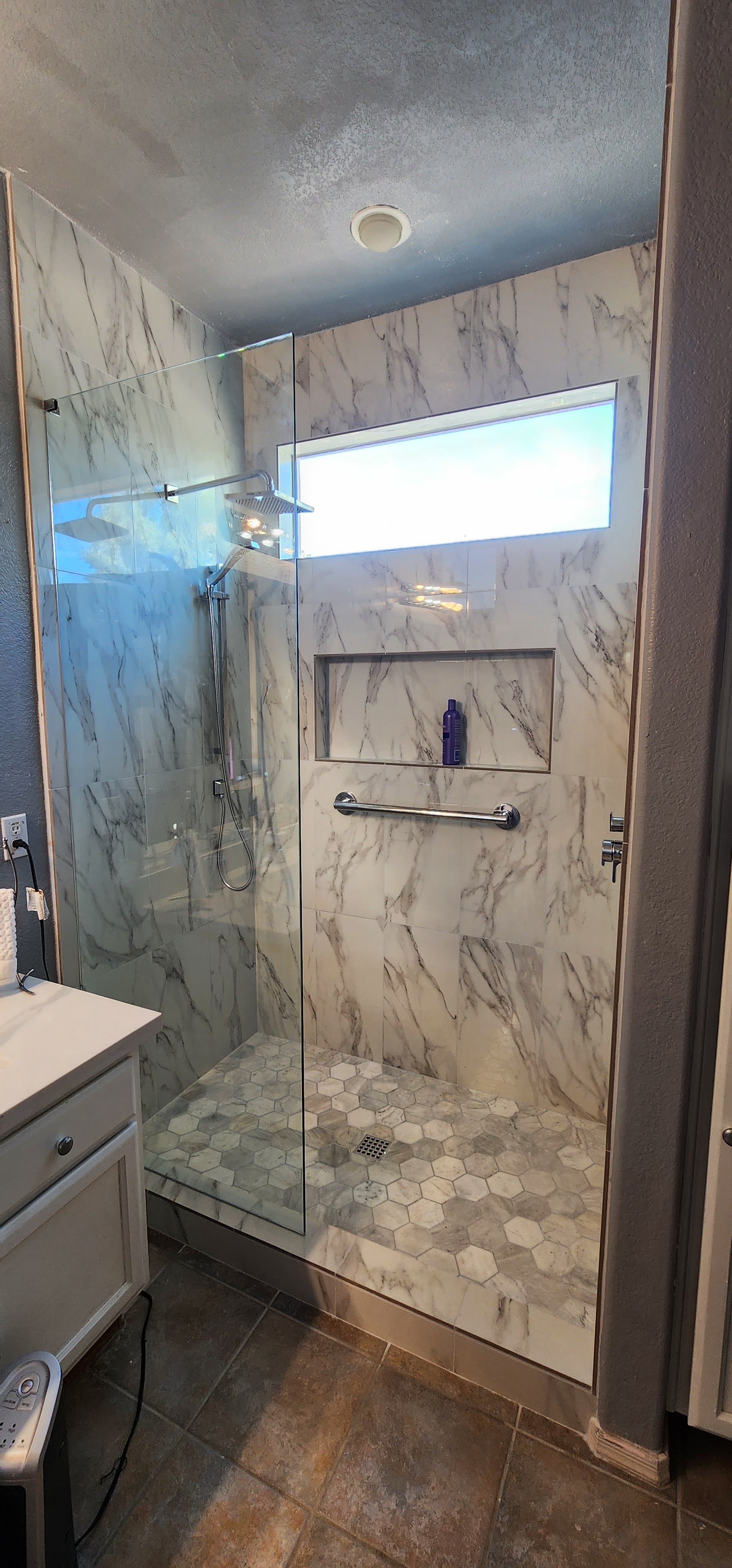 image of completed bathroom renovation