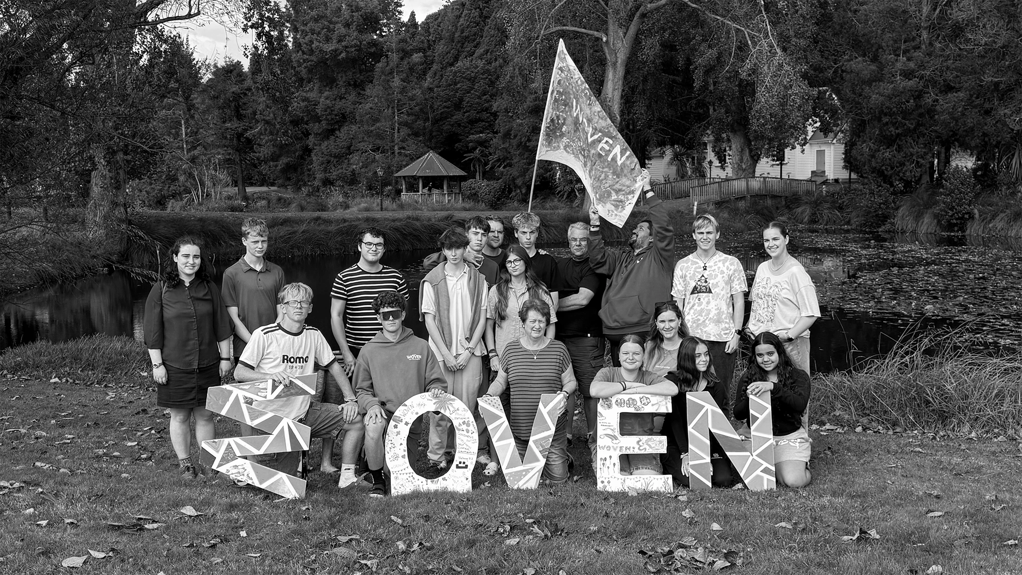 image of parents and staff discussing enrollment
