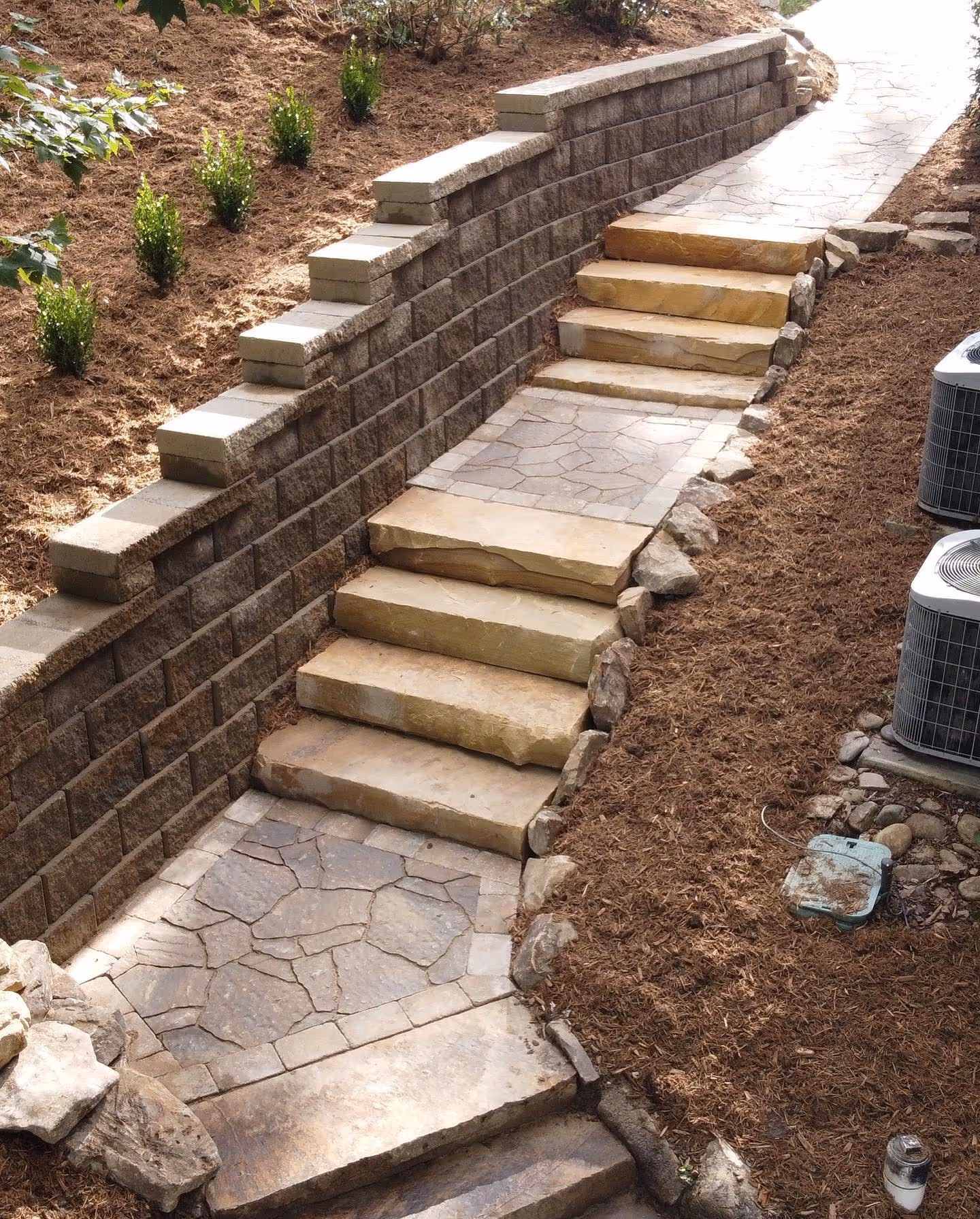 Retaining wall design in Spartanburg SC
