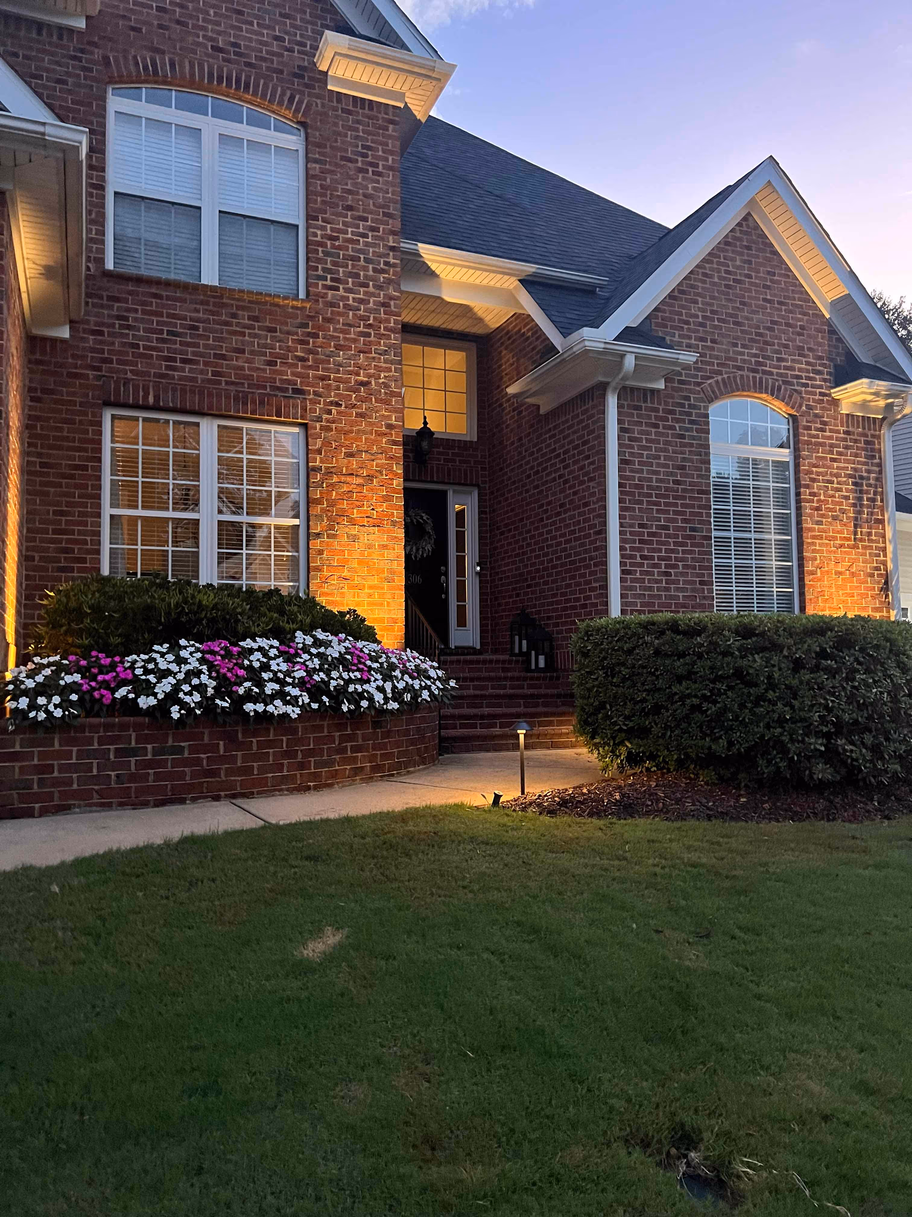 Outdoor lighting installation Simpsonville SC