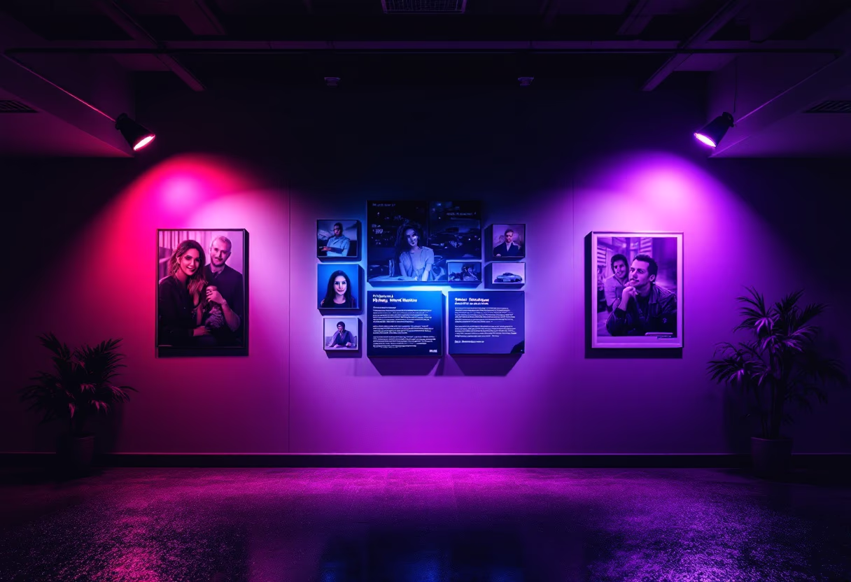 image of dealership history wall