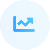 Blue circular icon with a faint white image placeholder symbol inside.