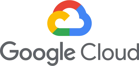 Google Cloud logo with colorful cloud icon above the text.