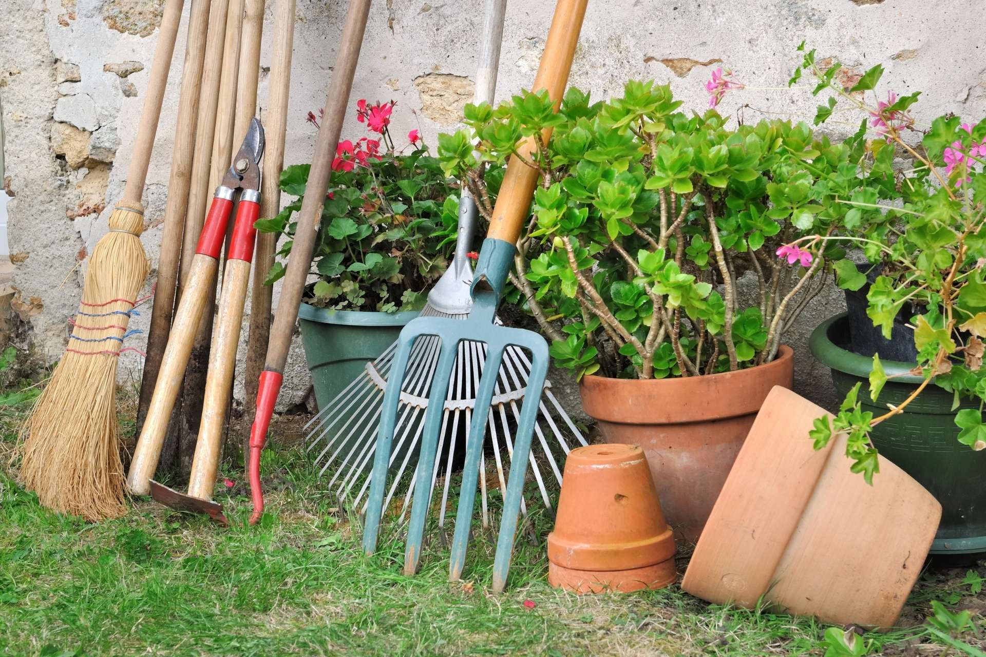 gardening tools used for garden maintenance