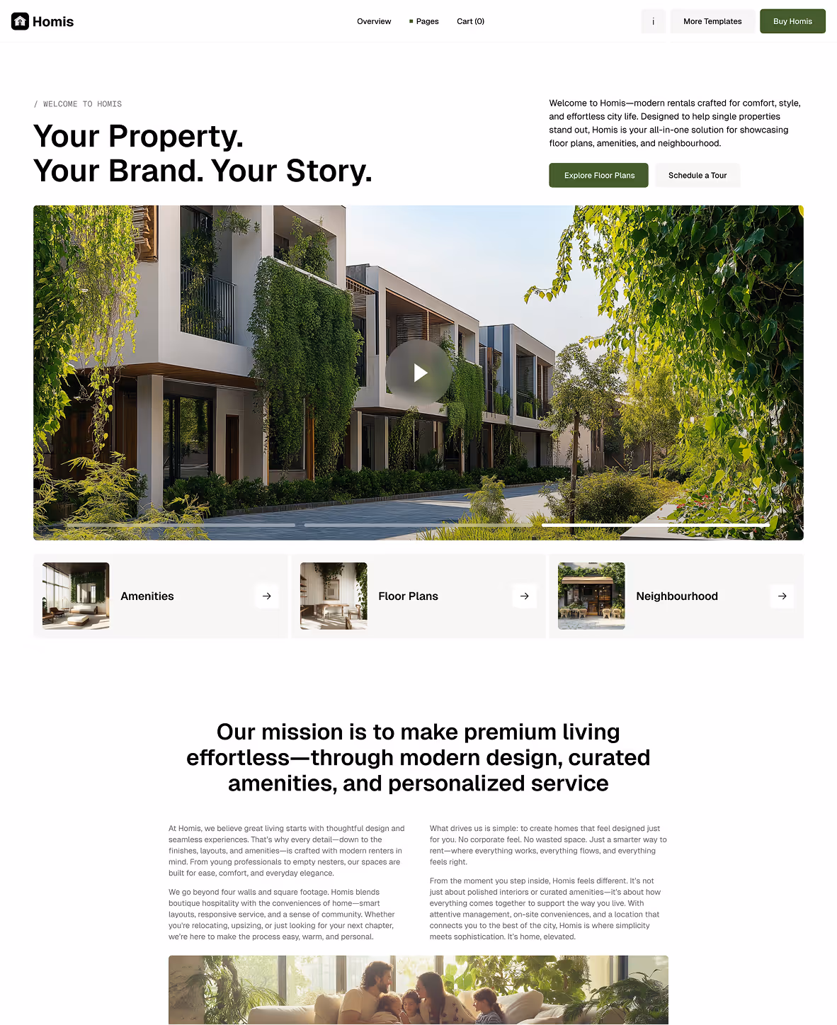 Property management preview home