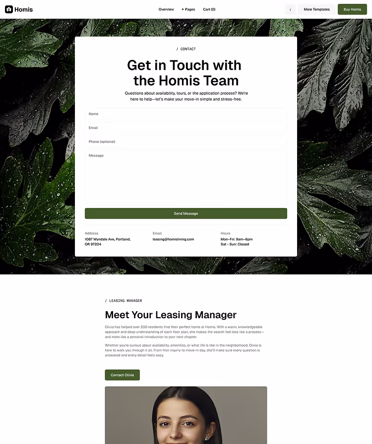 property management Contact V2