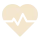 Heart shape with an electrocardiogram line inside.