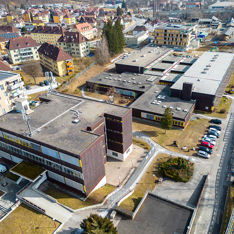 Das Hauptgebäude der voestalpine BÖHLER Edelstahl 