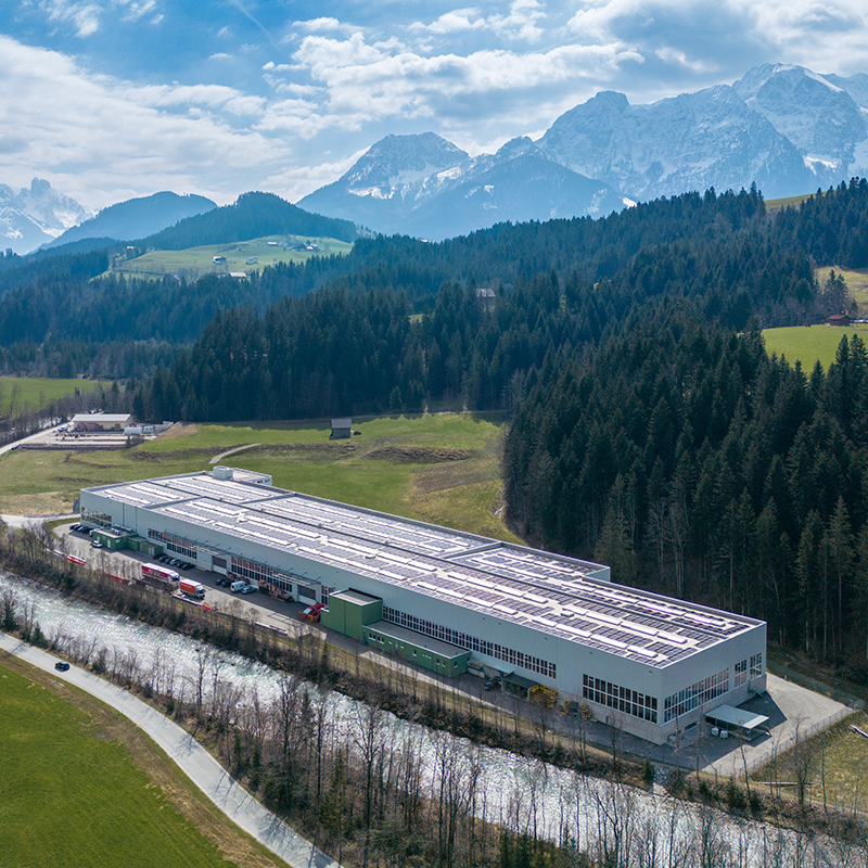 Das Hauptgebäude der Firma Wintersteller