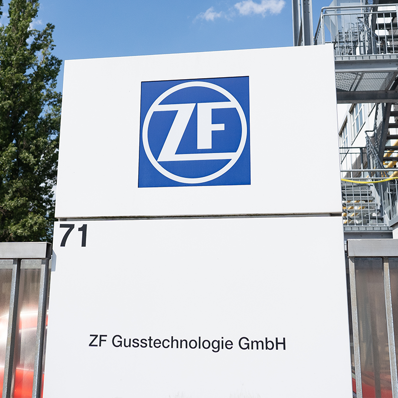 Das Firmengebäude von ZF Gusstechnologie