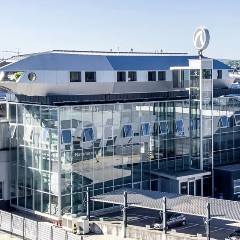 Das Hauptgebäude der Firma Hai Hammerer Aluminium Extrusion