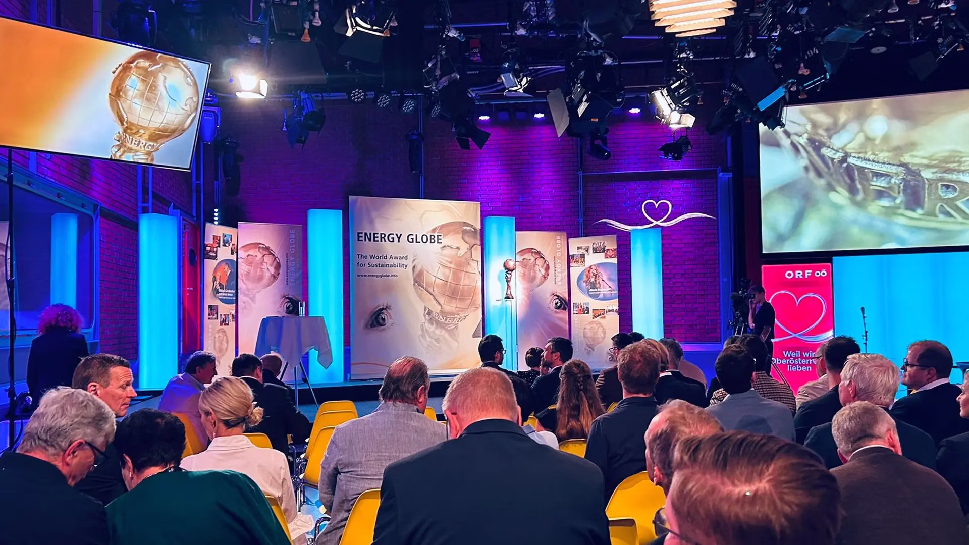 Bei der Verleihung des Energy Globe Awards 2024