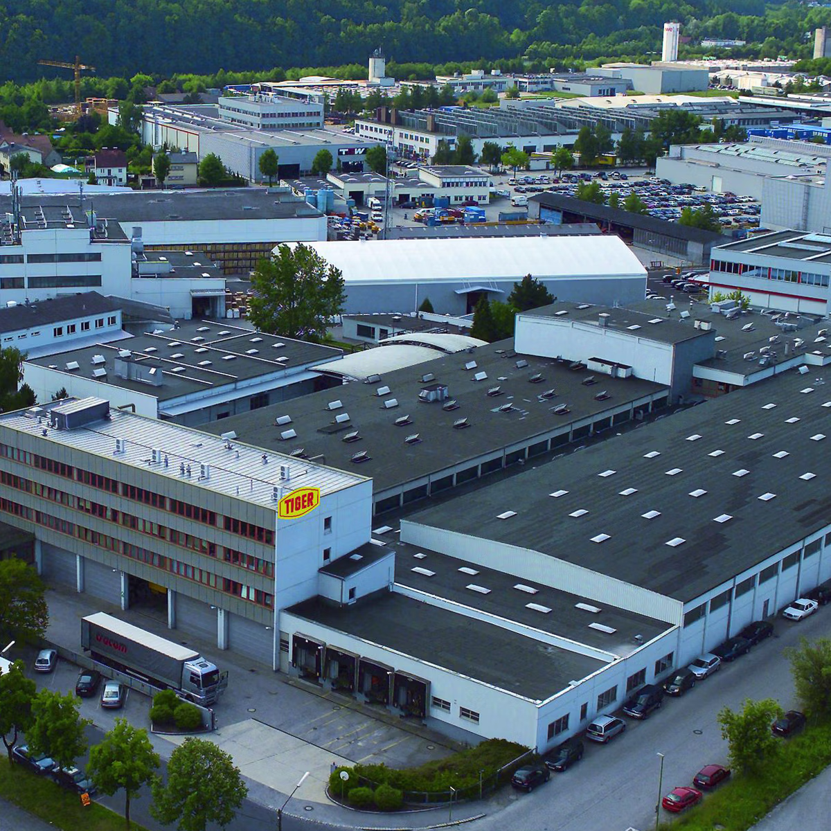 Der Standort der Firma Tiger Coatings in Wels