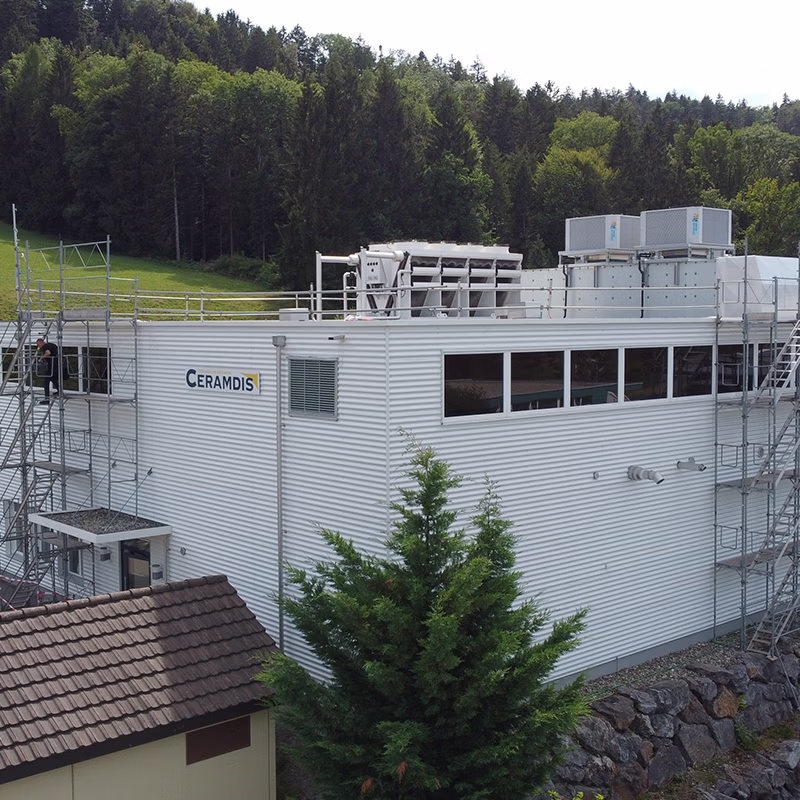 Der Standort von Ceramdis in Elsau